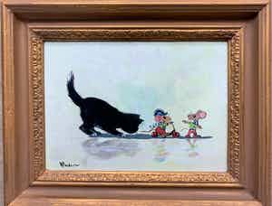 Henk Poeder - Kitten met muisjes verkocht voor € 75!