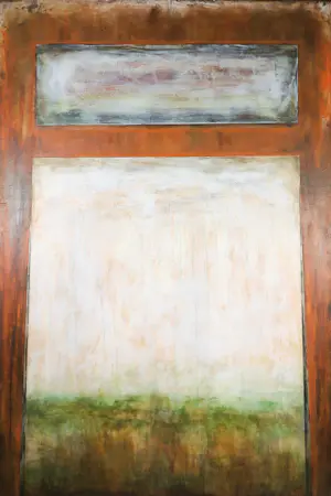 Linda Harms - Acryl op Linnen, Window kopen? Bied vanaf 150!