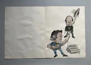 Otto Dicke - Spotprenten kopen? Bied vanaf 350!