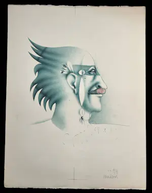 Buy Paul Wunderlich - Ich als Indianner? Bid from 100!