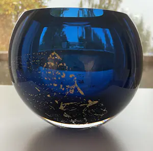 George Broft - Unique glasobject “ BLUE SKY “ van George Broft kopen? Bied vanaf 199!