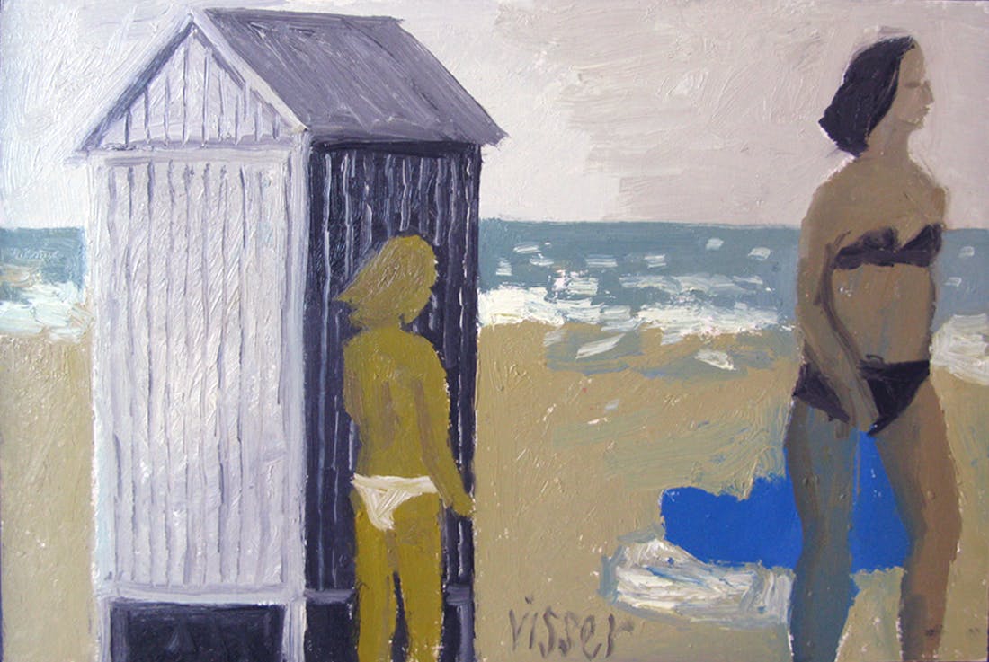 Hendrik Jan Visser - DE STRANDHUT BIJ WIJK AAN ZEE kopen? Bied vanaf 50!