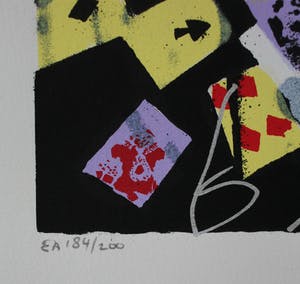 Herman Brood - zeefdruk: Casino kopen? Bied vanaf 299!