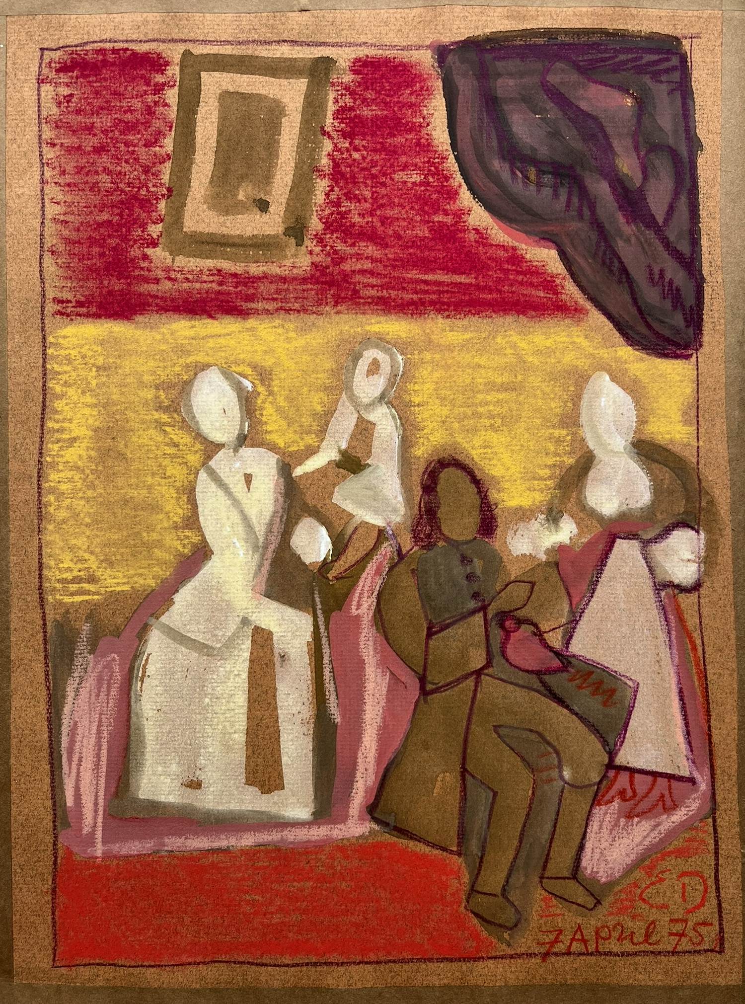 Ed Dukkers - Figuren in interieur kopen? Bied vanaf 90!