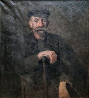 Arie van Mever - Portret Dhr. Valk - olieverf - groot - ingelijst - 21565 kopen? Bied vanaf 1!