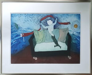 Michel van Overbeeke - Poppins Bench III - Ingelijst (Zeer groot) kopen? Bied vanaf 125!