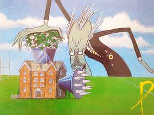 Pink Floyd - Poster 3x The Wall verkocht voor € 40!