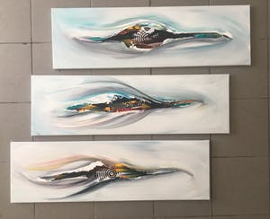 Gena Genadyj - Abstract Drie Luik kopen? Bied vanaf 240!