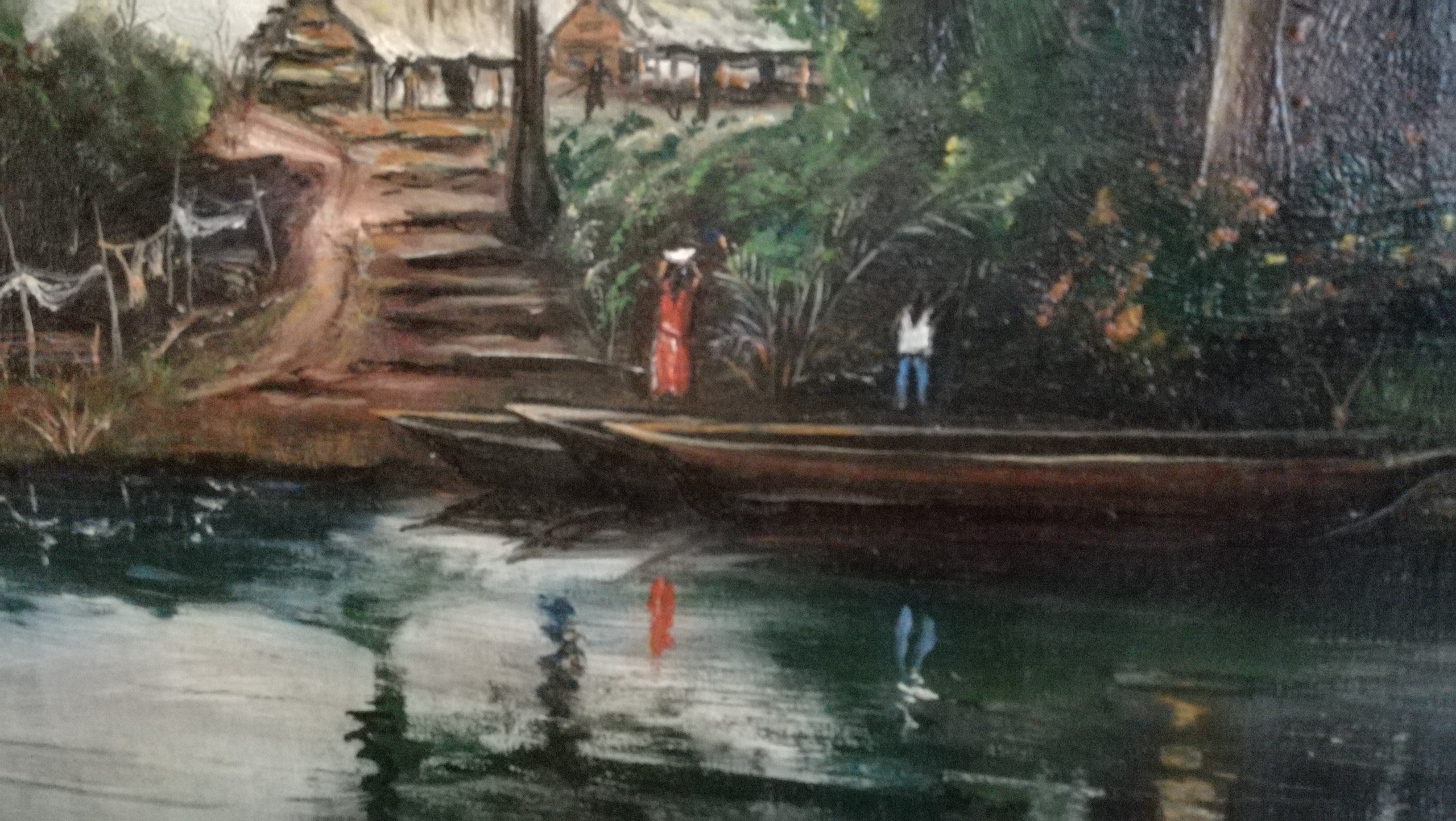 Niet of onleesbaar gesigneerd - Koloniaal landschap kopen? Bied vanaf 1!