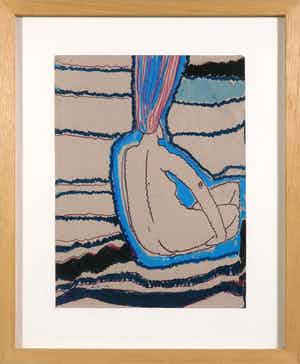 Katelijne Wortel - Gemengde techniek op papier, Zonder titel verkocht voor € 50!