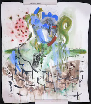 Fernando Lange Walton - Gouache, Zonder Titel kopen? Bied vanaf 35!