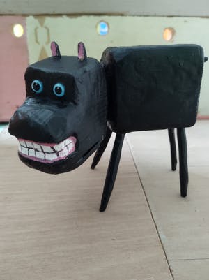 Peter Bastiaanssen - Staande borderliner met hoofd opzij zonder titel kopen? Bied vanaf 140!