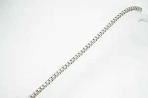 Chique Wit-gouden (14krt) & diamanten (2.40ct) "Tennis" dames-armband kopen? Bied vanaf 680!