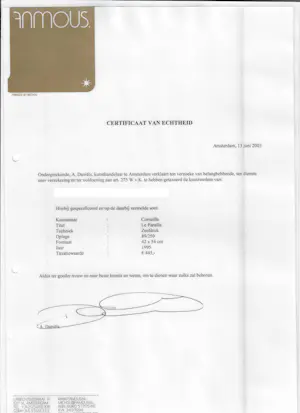 Corneille - l'Oiseau attentif uit de serie Le Paradis kopen? Bied vanaf 350!