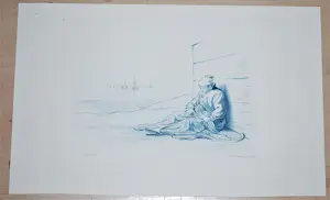 Johannes Heinrich Maria Hubert Rennefeld - 5 gravures naar Jozef Israëls uit ca. 1890 kopen? Bied vanaf 20!