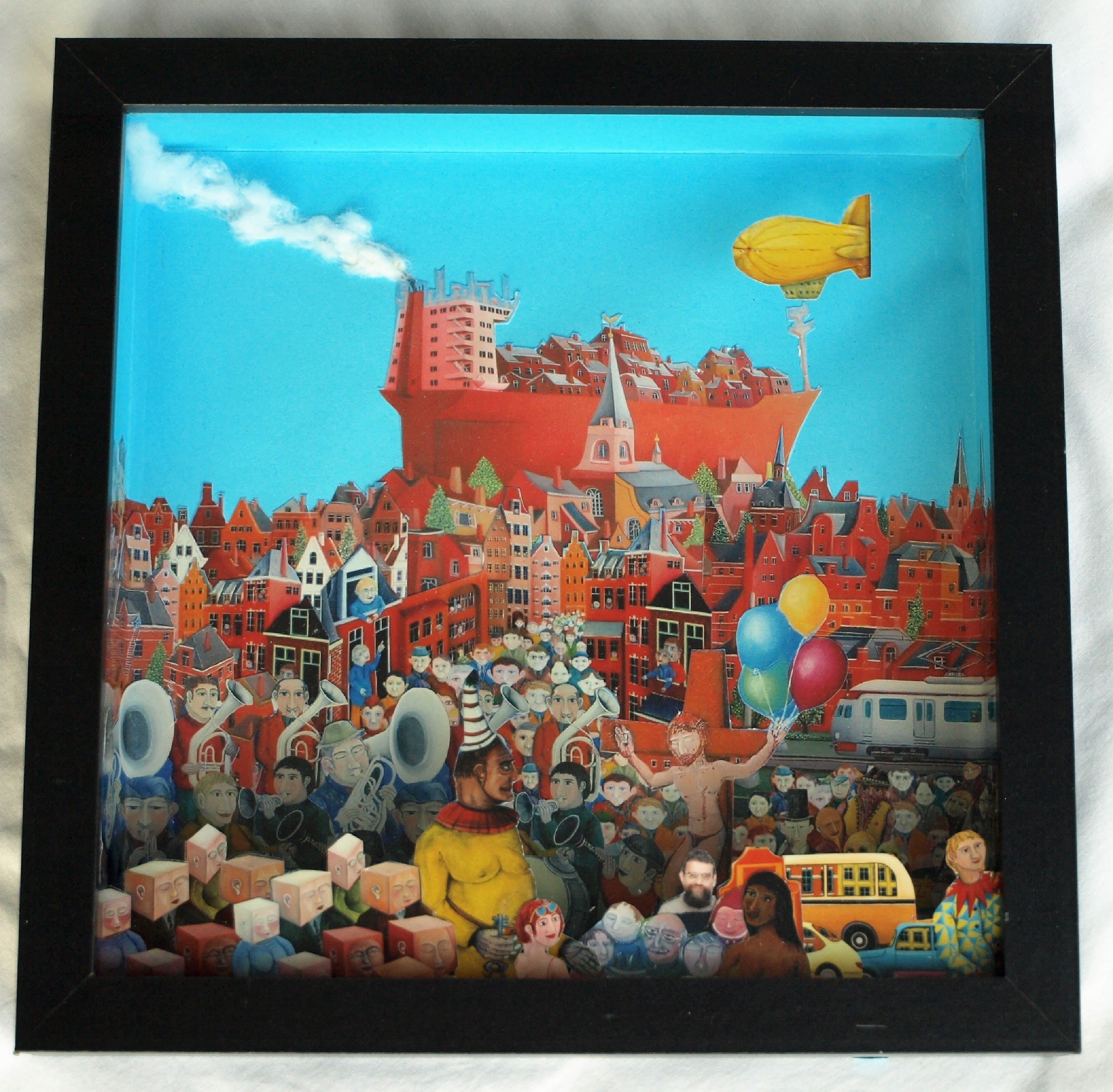 Peer Mijland - Collage met zelfportret – ca 1999  kopen? Bied vanaf 90!