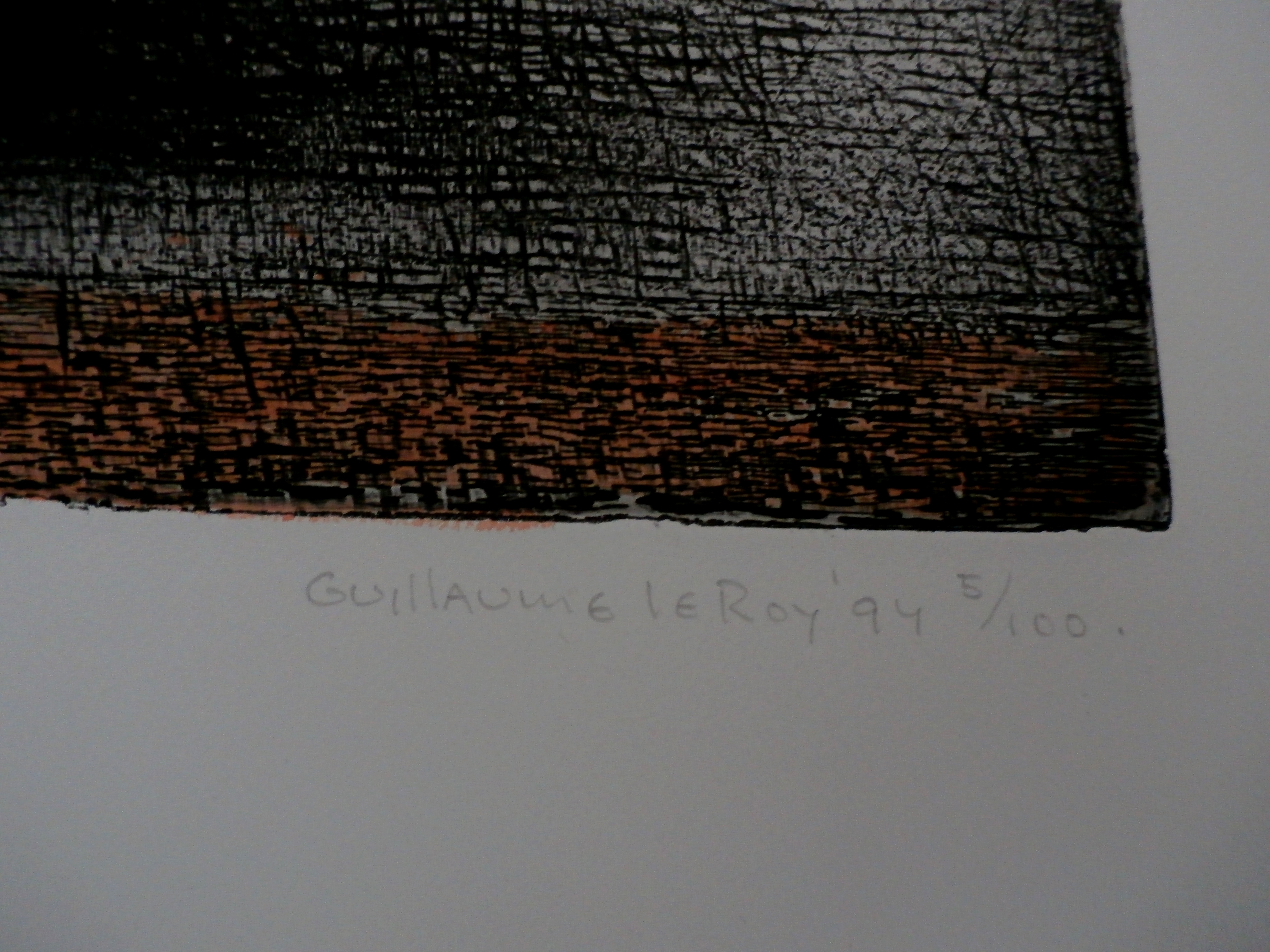 Guillaume Le Roy -  handingekleurde ets 2 - 1994 kopen? Bied vanaf 55!