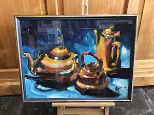 Niet of onleesbaar gesigneerd - Koffie- en theepotten kopen? Bied vanaf 1!