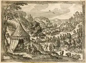 Pieter van den Borcht - Ets, Dronkenschap van Noach verkauft für € 15!