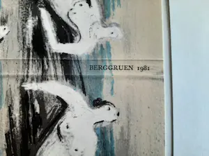 Henry Moore - Litho, Omslag van de catalogus van de Galerie Berggruen, Parijs, 1981. kopen? Bied vanaf 35!