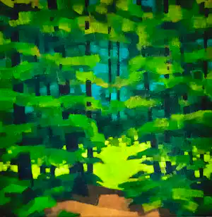 Willem Visser - In het bos verkocht voor € 90!