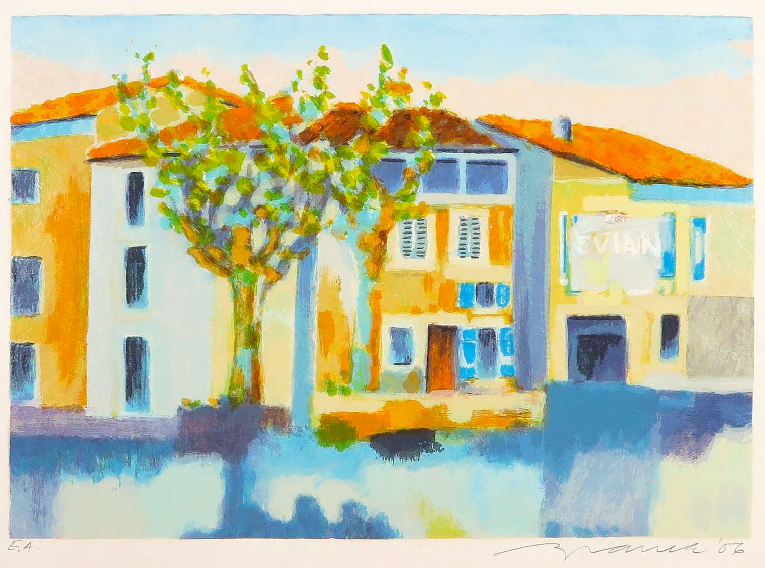 Willem Brauck - Zeefdruk, Evian kopen? Bied vanaf 1!