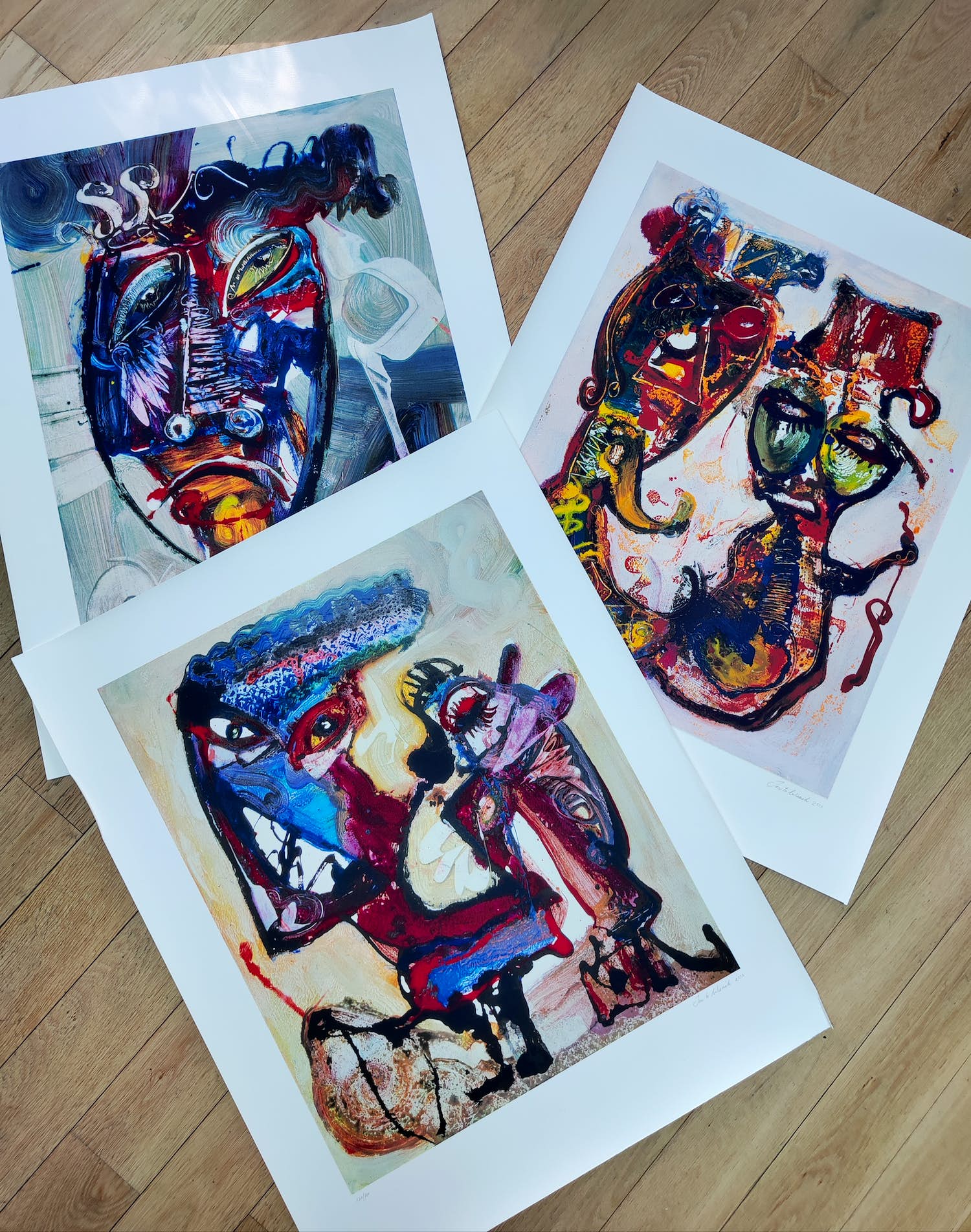 Jan te Wierik - Set van 3 zeefdrukken verkocht voor € 225!