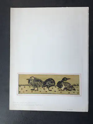 Theo van Hoytema - litho, fragment van kalenderblad april 1913 kaufen? Bieten Sie von 50!