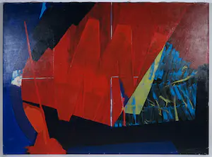 Peter van Oorde - Acrylverf op doek, Abstracte compositie (Groot) kaufen? Bieten Sie von 1!