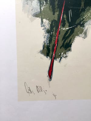Arty Grimm - Abstracte compositie - Zeefdruk, Ingelijst (Groot) kopen? Bied vanaf 80!