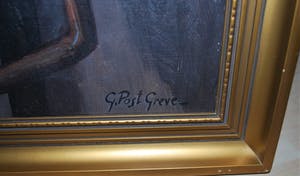 Gerard Post Greve - stilleven met paardenschedel en attributen - olieverf kopen? Bied vanaf 99!