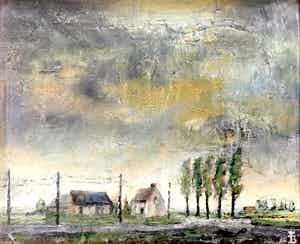 Ben Blommaert - Dreigende wolken verkocht voor € 25!