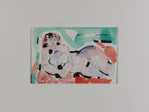 Marc Jonk - Set van vier mooie aquarellen - Vrouwelijk naakt kopen? Bied vanaf 120!