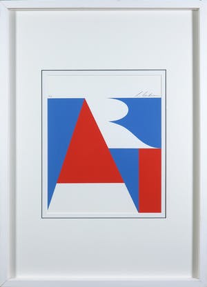 Robert Indiana - Zeefdruk, ART - Ingelijst kopen? Bied vanaf 1!