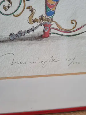 Niet of onleesbaar gesigneerd - Gianfranco missiaja, harlekijnen , venetië kopen? Bied vanaf 1!