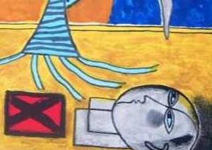 Corneille - vrouw, zon en vogels kopen? Bied vanaf 175!