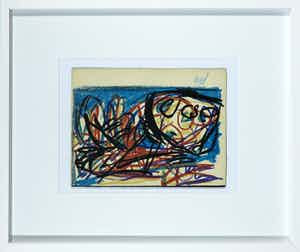 Karel Appel - Litho uit Rhapsodie de ma nuit - Ingelijst verkocht voor € 1!