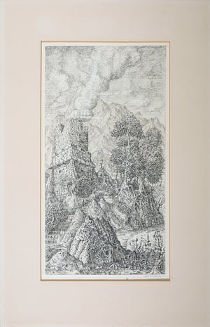 Rins Heidema - Pentekening, Vuurtoren kopen? Bied vanaf 1!