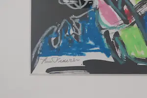 Finn Pedersen - abstracte compositie kopen? Bied vanaf 170!