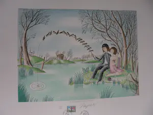 Raymond Peynet - Litho, titel Les pêcheurs kopen? Bied vanaf 40!