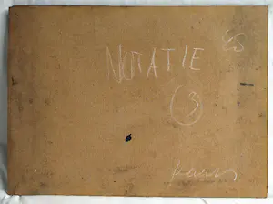 Fon Klement - De 3 hardboard drukblokken van de boardsnede ‘Notatie’ - 1968 kopen? Bied vanaf 1!