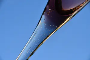 Niet of onleesbaar gesigneerd - 6 Zeldzame, vintage, mondgeblazen, gekleurde Art Deco Champagneglazen kopen? Bied vanaf 1!