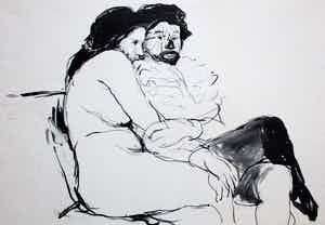 Aat Veldhoen - Rotaprint: De Clown en de naakte dame verkocht voor € 45!