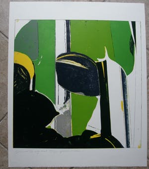 Guido de Waart - "Yellow Sickle" - hoogdrukets uit de Prent 190 serie kopen? Bied vanaf 50!