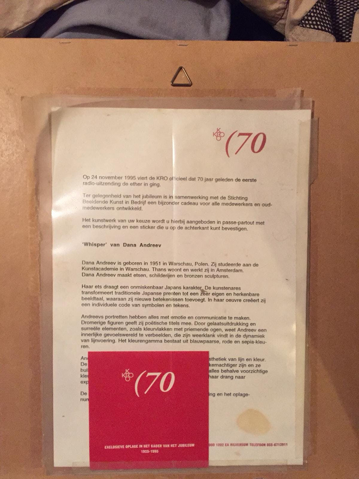 Dana Andreev - Whisper kopen? Bied vanaf 75!