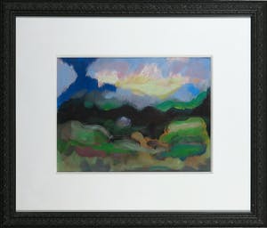Ferd op de Coul - Olieverf op papier, Landschap - Ingelijst kopen? Bied vanaf 1!
