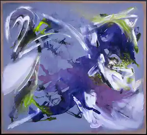 Cobi Nieuwstad - Acryl op doek, Zonder Titel verkauft für € 35!