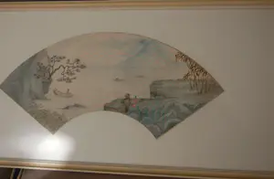 Trudy van der Woerd - zijdeschildering op waaier- Chinese afbeeldingen kopen? Bied vanaf 50!