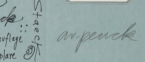 A.R. Penck - Gesigneerde zeefdruk met (ongeopende) telefoonkaart kopen? Bied vanaf 1!