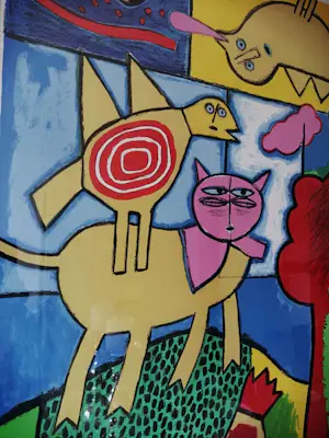 Corneille - Autour de l'arbre magique - 1994 - Handgesigneerd kopen? Bied vanaf 1000!